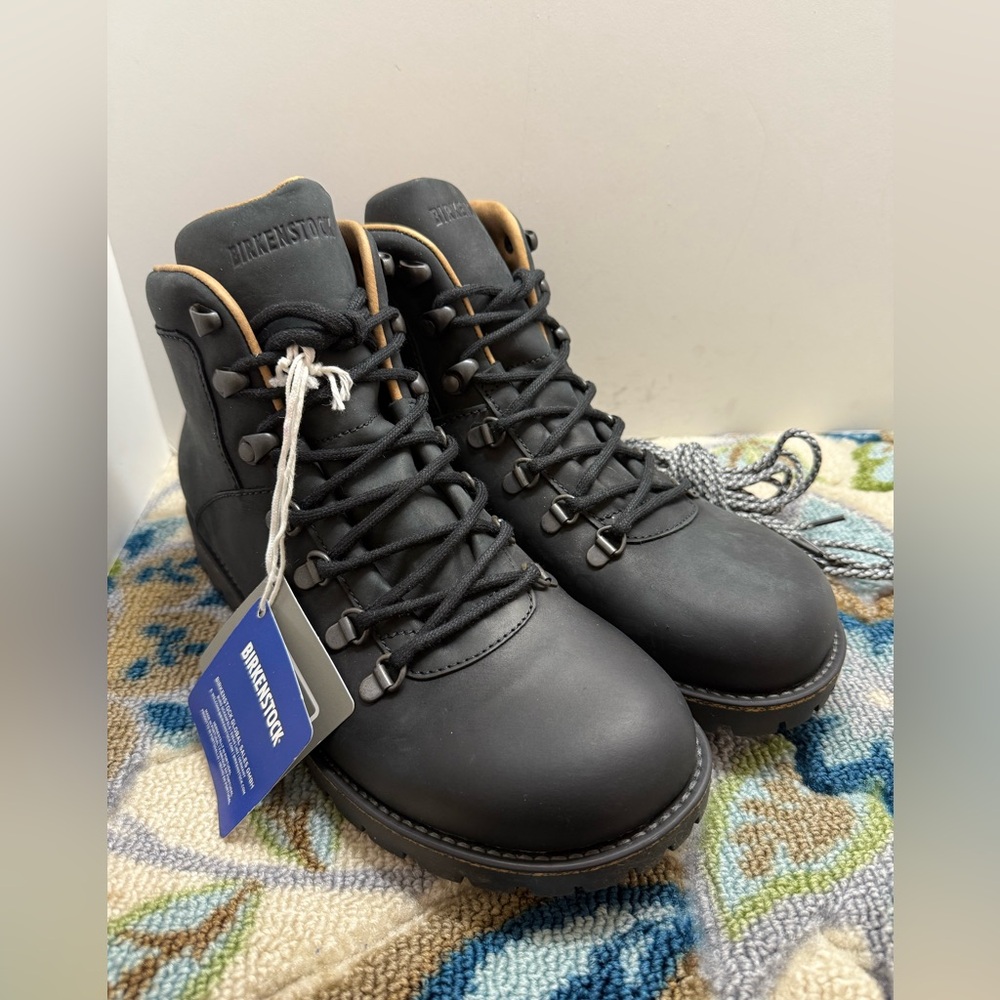 Birkenstock Jackson Water Repellent Black Hiker Boots Size 42 NWT